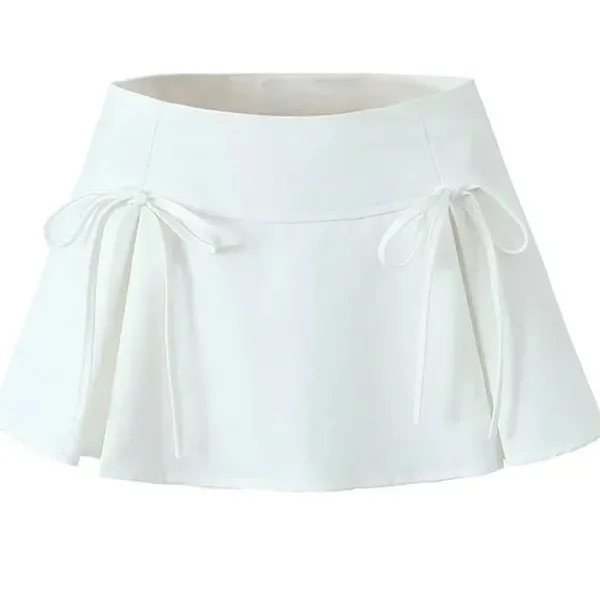 Skirts*Boogzel Clothing Coquette Bows Pleated Mini Skirt