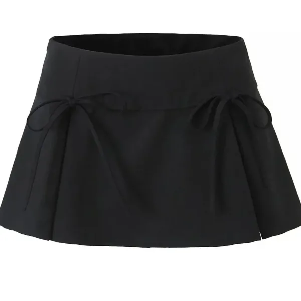 Skirts*Boogzel Clothing Coquette Bows Pleated Mini Skirt