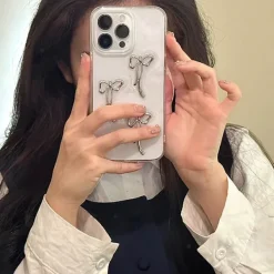 Iphone Cases*Boogzel Clothing Coquette Girl Bow iPhone Case Clear