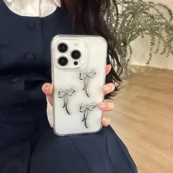 Iphone Cases*Boogzel Clothing Coquette Girl Bow iPhone Case Clear