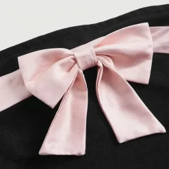 Crop Tops*Boogzel Clothing Coquette Girl Bow Tube Top Black/pink