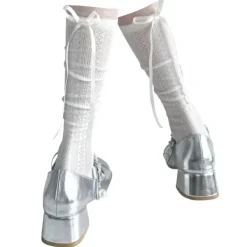 Socks*Boogzel Clothing Coquette Girl Ribbon Bow Socks