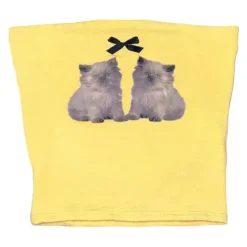 Y2K Tops|Crop Tops*Boogzel Clothing Coquette Kitten Y2K Tube Top