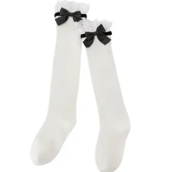 Socks*Boogzel Clothing Coquette Lace Bow Knee-High Socks