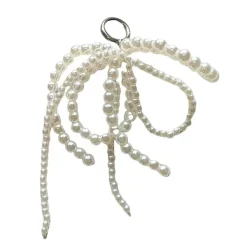 Other*Boogzel Clothing Coquette Pearl Bow Shoe Charms