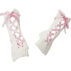 Other*Boogzel Clothing Coquette Ribbon Arm Warmers