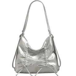 Bags & Purses*Boogzel Clothing Coquette Ruched Bow Shoulder Bag