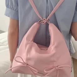 Bags & Purses*Boogzel Clothing Coquette Ruched Bow Shoulder Bag