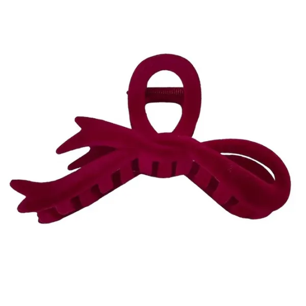 Hair Accessories*Boogzel Clothing Coquette Velvet Bow Hair Claw