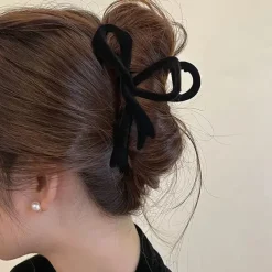 Hair Accessories*Boogzel Clothing Coquette Velvet Bow Hair Claw