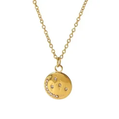 Necklaces & Chokers*Boogzel Clothing Cosmic Energy Coin Necklace