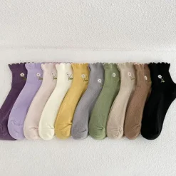 Socks*Boogzel Clothing Cottage Flower Embroidery Socks