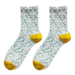 Socks*Boogzel Clothing Cottagecore Aesthetic Embroidered Socks