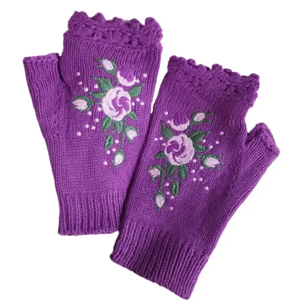 Other*Boogzel Clothing Cottagecore Crochet Fingerless Gloves