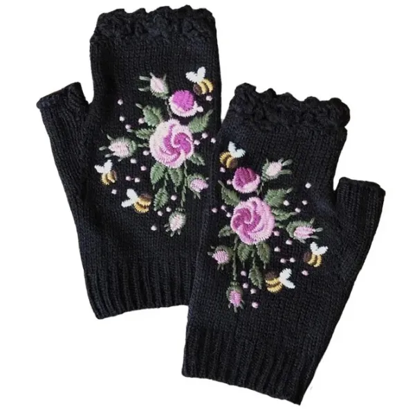 Other*Boogzel Clothing Cottagecore Crochet Fingerless Gloves