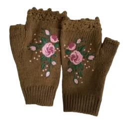 Other*Boogzel Clothing Cottagecore Crochet Fingerless Gloves