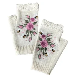 Other*Boogzel Clothing Cottagecore Crochet Fingerless Gloves
