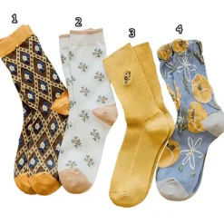 Socks*Boogzel Clothing Cottagecore Embroidered Socks