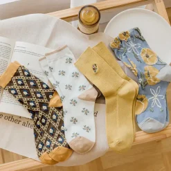 Socks*Boogzel Clothing Cottagecore Embroidered Socks