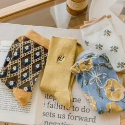 Socks*Boogzel Clothing Cottagecore Embroidered Socks
