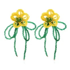Earrings*Boogzel Clothing Cottagecore Flower Bead Earrings