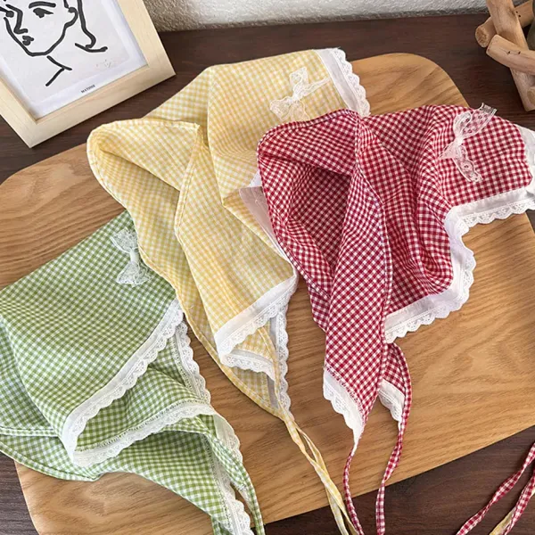 Other|Hats*Boogzel Clothing Cottagecore Gingham Headscarf