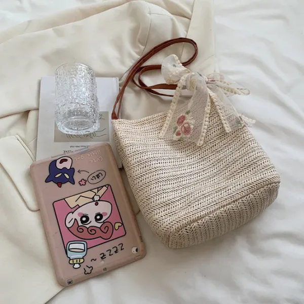 Bags & Purses*Boogzel Clothing Cottagecore Straw Bag