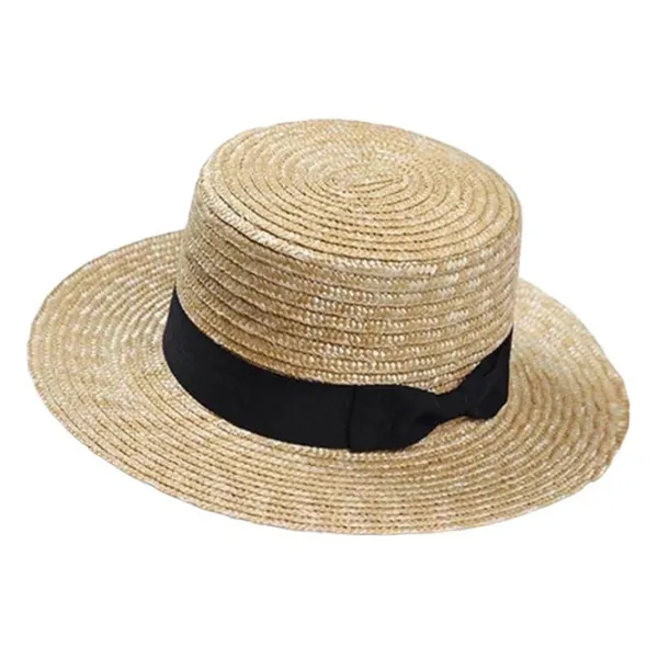 Hats*Boogzel Clothing Cottagecore Straw Hat Beige