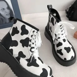 Classics|Boots / Platform Boots*Boogzel Clothing Cow Print Boots CowPrint
