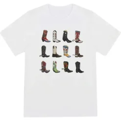 Aesthetic T-Shirts & Graphic Tees*Boogzel Clothing Cowboy Boots Graphic Tee