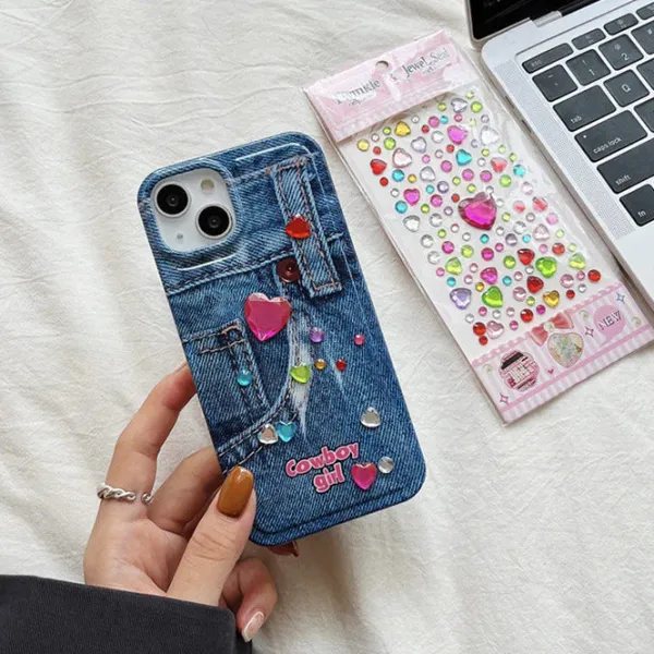 Iphone Cases*Boogzel Clothing Cowboy Girl Aesthetic iPhone Case Blue