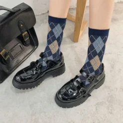 Socks*Boogzel Clothing Cozy Days Argyle Socks