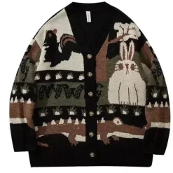Knit Cardigans*Boogzel Clothing Cozy Grandma Knit Cardigan