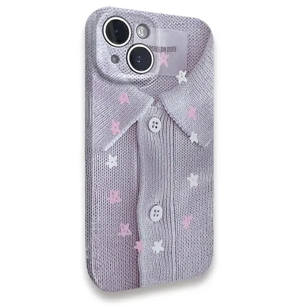 Iphone Cases*Boogzel Clothing Cozy Knit Charm iPhone Case Purple