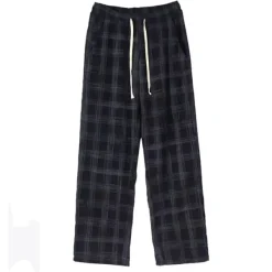 Mens|Pants & Trousers*Boogzel Clothing Cozy Up Plaid Pants in Navy NavyBlue