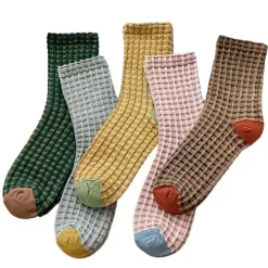 Socks*Boogzel Clothing Cozy Up Plaid Socks