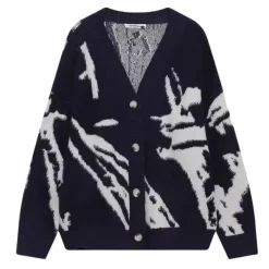 Knit Cardigans*Boogzel Clothing Cozy Up Warm Oversized Cardigan Blue