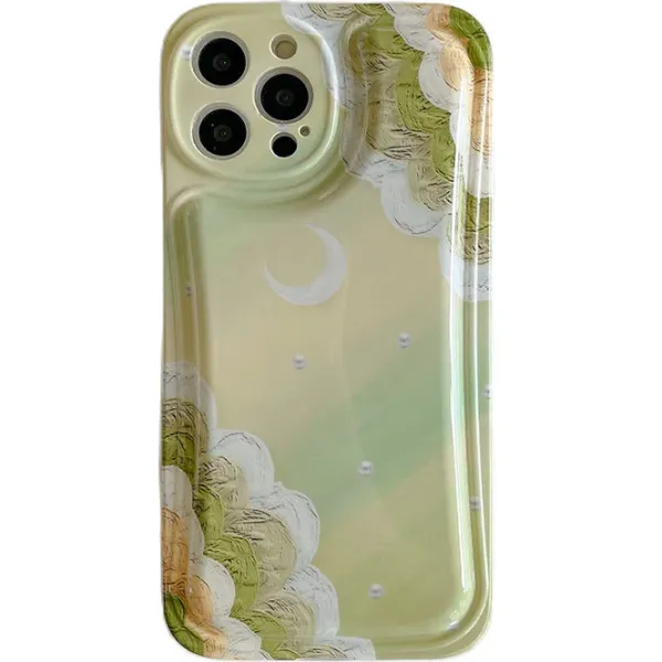 Iphone Cases*Boogzel Clothing Crescent Moon iPhone Case Green