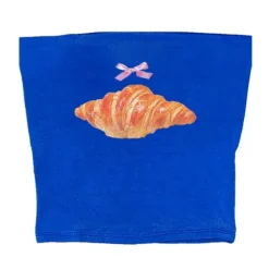 Y2K Tops|Crop Tops*Boogzel Clothing Croissant Print Tube Top