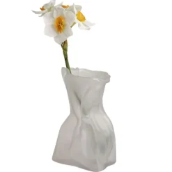Flower Vases|Aesthetic Room Decor*Boogzel Clothing Crumpled Paper Glass Flower Vase