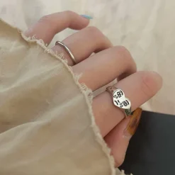 Rings*Boogzel Clothing Cry Baby Ring Silver