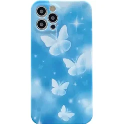 Iphone Cases*Boogzel Clothing Crystal Butterflies iPhone Case Blue