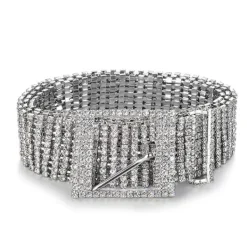 Other|Belts & Chains*Boogzel Clothing Crystal Chain Belt Silver