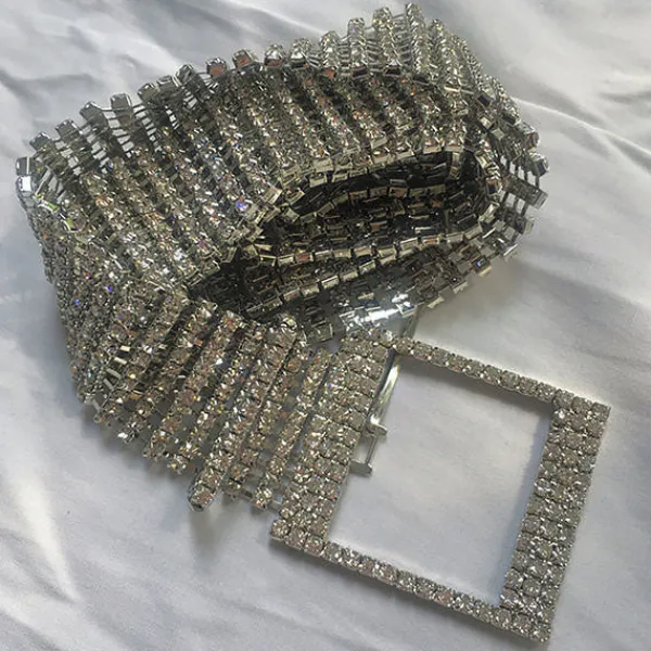 Other|Belts & Chains*Boogzel Clothing Crystal Chain Belt Silver