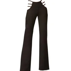 Pants & Trousers*Boogzel Clothing Cut Out Flare Trousers Black