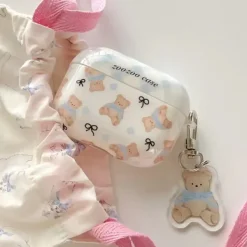 Other|Iphone Cases*Boogzel Clothing Cute Bear & Bows Airpods Case Blue