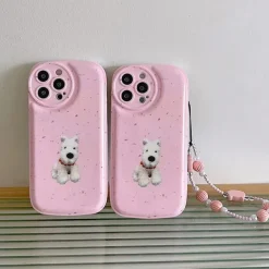 Iphone Cases*Boogzel Clothing Cute Dog iPhone Case Pink