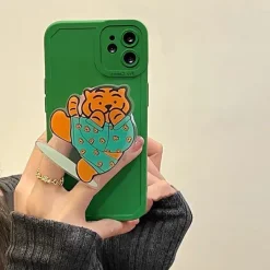 Iphone Cases*Boogzel Clothing Cute Tiger iPhone Case Green