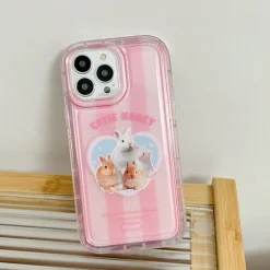Iphone Cases*Boogzel Clothing Cutie Bunny iPhone Case Pink