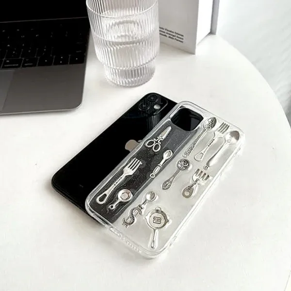Iphone Cases*Boogzel Clothing Cutlery Set iPhone Case Transparent